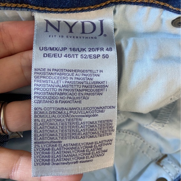 🛑SOLD NYDJ Not Your Daughter’s Jeans Marilyn Straight Leg Jean in Quinn Wash - Picture 8 of 8